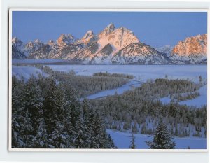 Postcard The Grand Teton, Grand Teton National Park, Wyoming