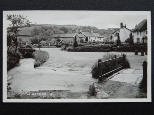 Somerset Minehead WINSFORD & Village Ford - Old RP Postcard by H.H. Holes