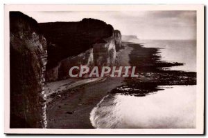 Modern Postcard St Peter Port Beach and The Cliffs of & # 39Aval