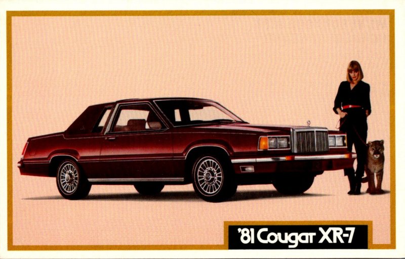 Cars 1981 Mercury Cougar XR-7