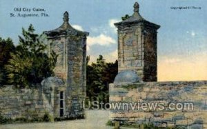 Old City Gates - St Augustine, Florida FL