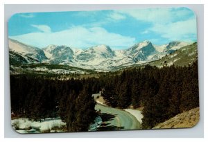 Vintage 1950's Postcard Bear Lake Road Rocky Mountain National Park Colorado