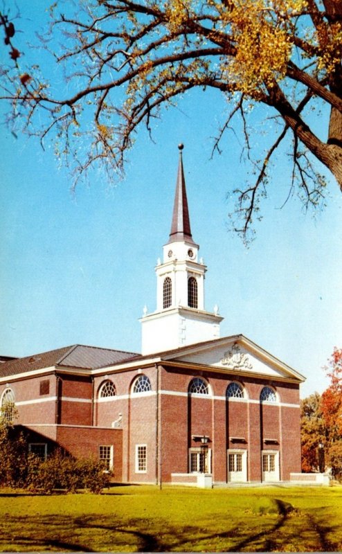 Iowa Cedar Rapids T M Sinclair Chapel Coe College