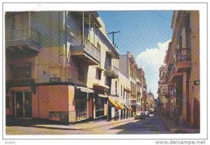 Street that leads to the Governor's Palace, Fortaleza Street, San Juan, Puert...