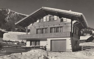 Alkoholfr Restaurant Adelboden Switzerland Real Photo Postcard