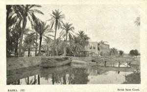 PC CPA IRAQ, BASRA, STRICK SCOTT CREEK, VINTAGE POSTCARD (b16245)