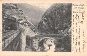 Dazio Grande Switzerland Gotthardbahn Railway Antique Postcard J41203