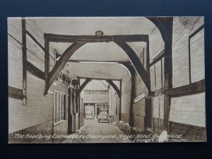 Surrey GUILDFORD Angel Hotel The Old Coaching Entrance c1920's Postcard by Frith