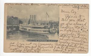 1903 USA Picture Postcard - Day Line Steamer Albany (AJ74)