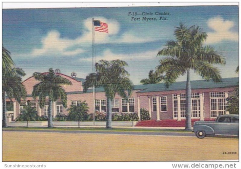 Florida Fort Myers Civic Center Curteich