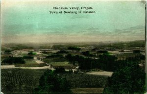 Chehalem Valley Landscape Newberg Oregon UNP Unused DB Postcard D8