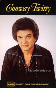 Conway Twitty, Celebrity Room Theater Restaurant Movie Star Actor Actress Fil...