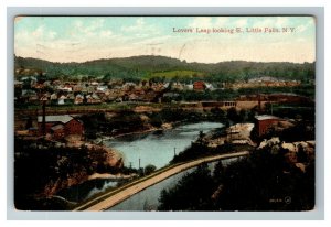 Vintage View of Lovers' Leap Looking East, Little Falls NY c1909 Postcard M1 