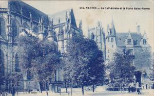 France Nantes La Cathedrale et la Porte Saint Pierre 1932