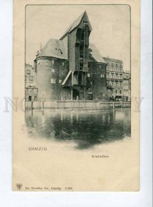 415795 POLAND GDANSK DANZIG Krahnthor Vintage postcard