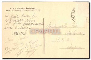 Old Postcard Compiegne Forest Glade of & # 39Armistice Vue Generale Army