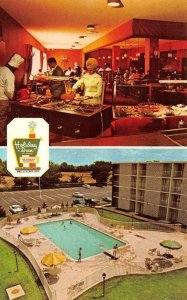 MEMPHIS, Tennessee TN    HOLIDAY INN MOTEL Buffet~Pool Views  ROADSIDE  Postcard