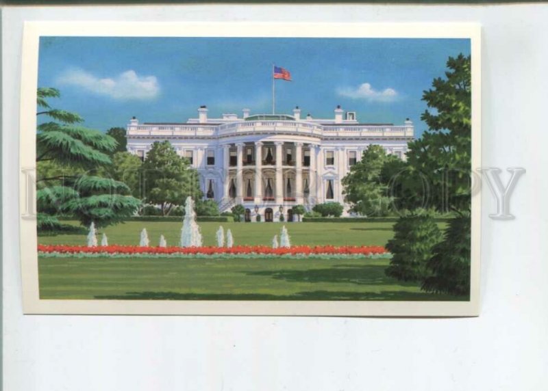 473239 1989 year USA Washington White House POSTAL STATIONERY postal postcard