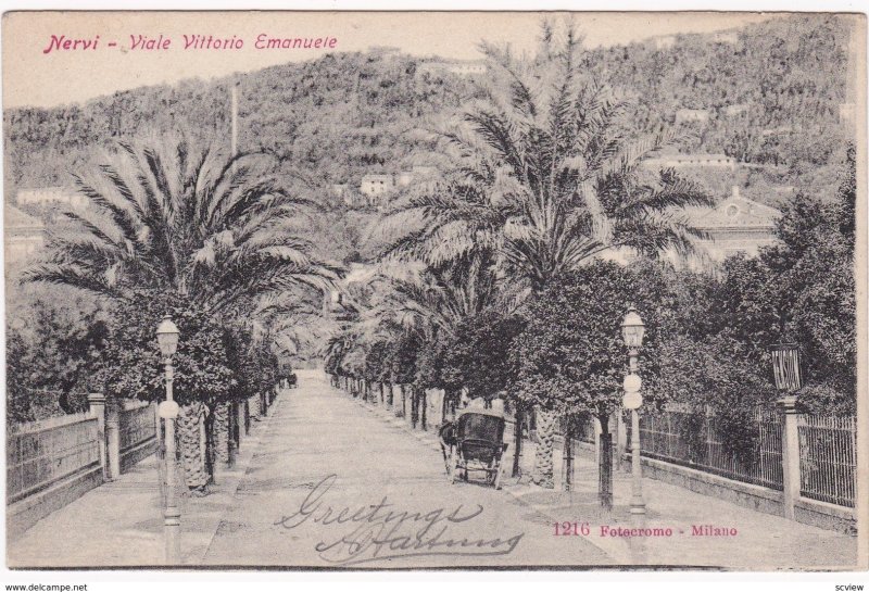 NERVI , Italy , 00-10s ; Viale Vittorio Emanuele