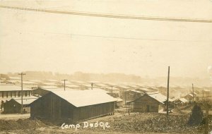IA, Camp Dodge,  Iowa, Barracks, RPPC