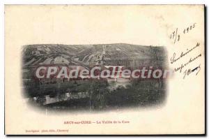 Old Postcard Arcy Sur Cure The Valley Of The Cure