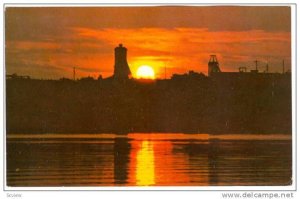 Lake and Mine at Sunset, Quebec, Canada, PU-1989