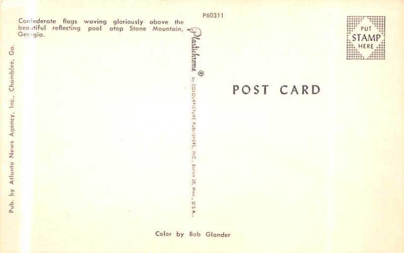 Confederate Flags Postcard