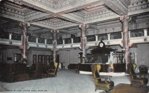 Boise Idaho~Gyehee Hotel~Section of Lobby~Check in Desk~Clock~Key Holes~1908 PC