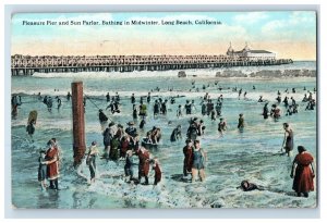 C. 1900-07 Pleasure Pier Long Beach California. Postcard F135E