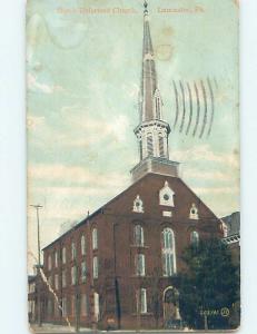 Divided-Back CHURCH SCENE Lancaster PA ho5507