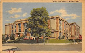 Senior High School Portsmouth, Ohio OH Postcard