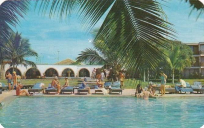 Mexico Puerto Vallarta Alberca del Hotel Posada Vallarta Swimming Pool 1968