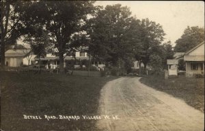 Barnard Village Vermont VT Bethel Road Eastern Illus Vintage RPPC Postcard