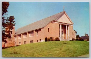 Nashua New Hampshire~St Christopher's Church~1950s Postcard