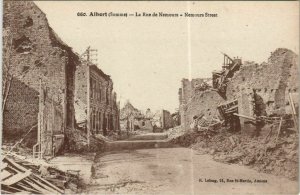 CPA Guerre Militaire ALBERT Rue de Nemours (808341)