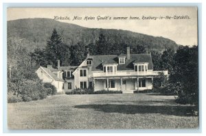 Kirkside Miss Helen Gould's Summer Home Roxbury In The Catskills NY Postcard 