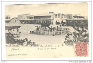 Fontaine A La Place Menelik, Djibouti, Africa, PU-1906