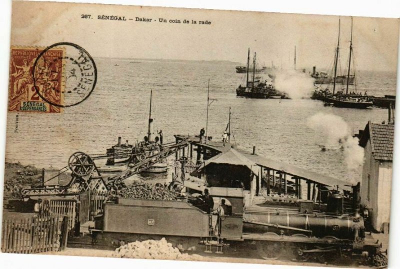 CPA AK Senegal Fortier 267. Sénégal-Dakar-Un coin de la rade (235213)