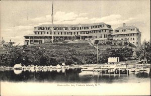 Fishers Island Long Island New York NY Mononotto Inn 1906 Used Postcard