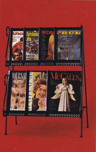 Advertising Magazines on Magazine Stand