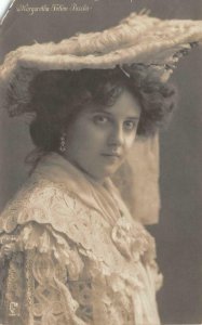 RPPC Margaretha fehim Pascha Theater Actress Rolo Cline 1914 Vintage Postcard