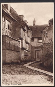 Sussex Postcard - Courtyard of Mermaid Inn,Rye RS3491