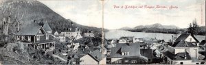 Fold-Out Postcard View of Ketchikan and Tongass Narrows, Alaska