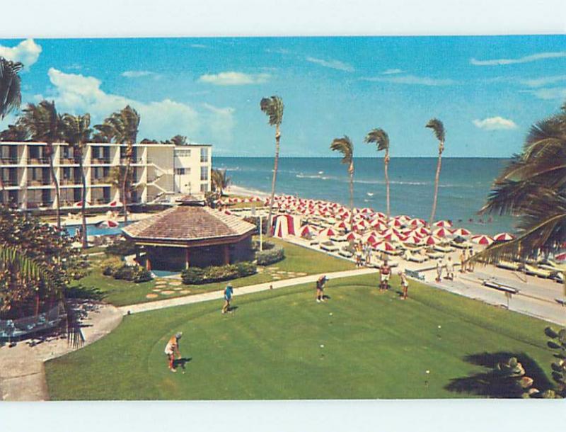 Pre-1980 PAN-AMERICAN MOTEL ON COLLINS AVENUE Miami Beach Florida FL G6646