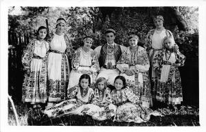 B70410 Croatia Banja Luka traditional costumes de fete Croatia