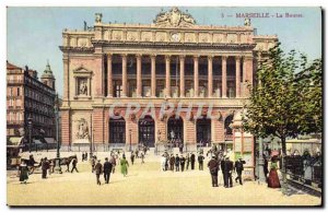 Old Postcard Marseille Bourse