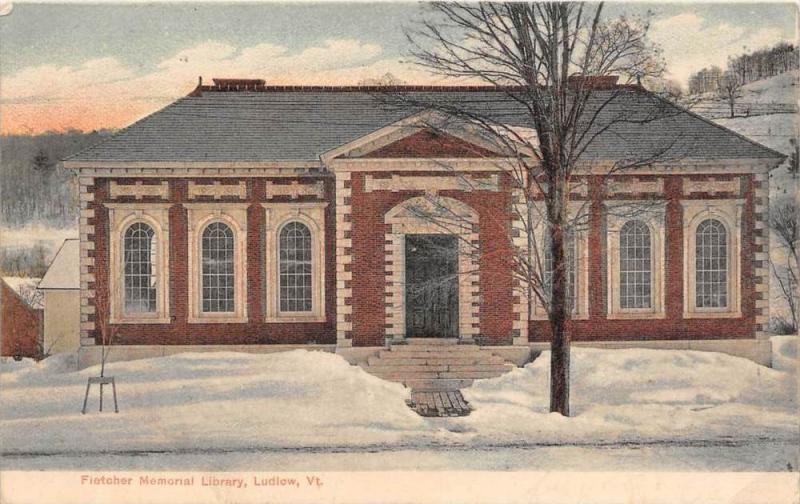 19552 VT Ludlow, Fletcher Memorial Library