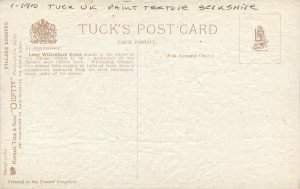 Berkshire Cross #2 UK  Tuck Paint Texture Oilette #9535 C-1910 Postcard 21-2001