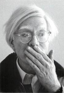 Andy Warhol in 1980 Black and White Portrait Postcard