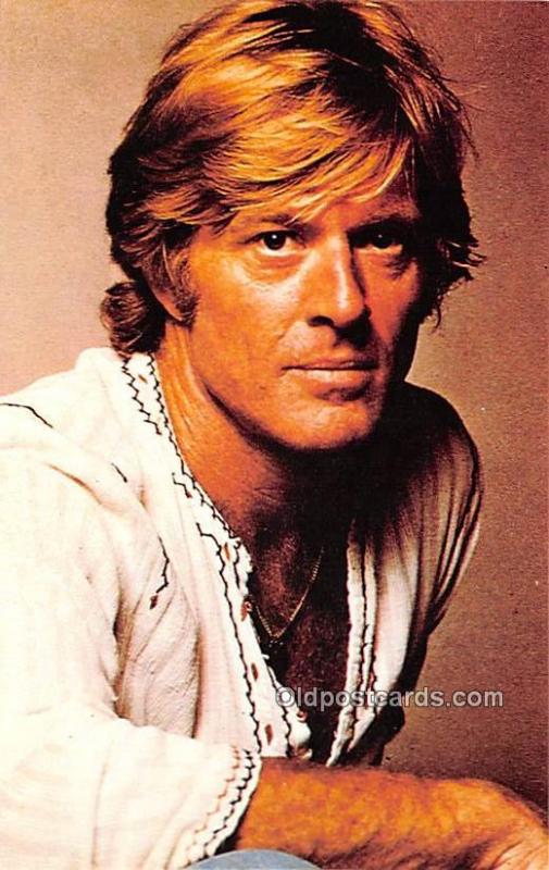 Robert Redford Movie Star Actor Actress Film Star Unused 